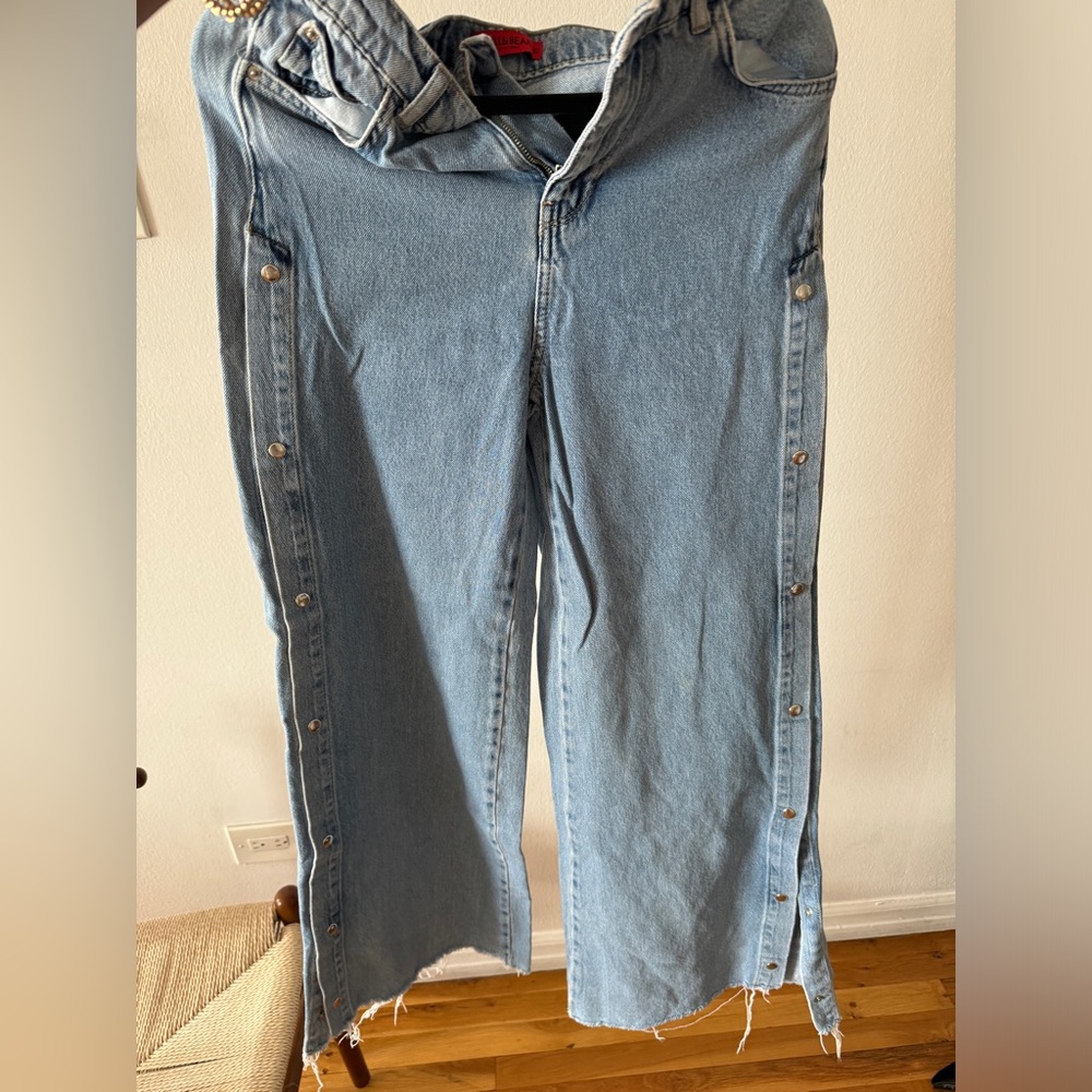 Pull & Bear Button Down Pants Size 2 - image 2